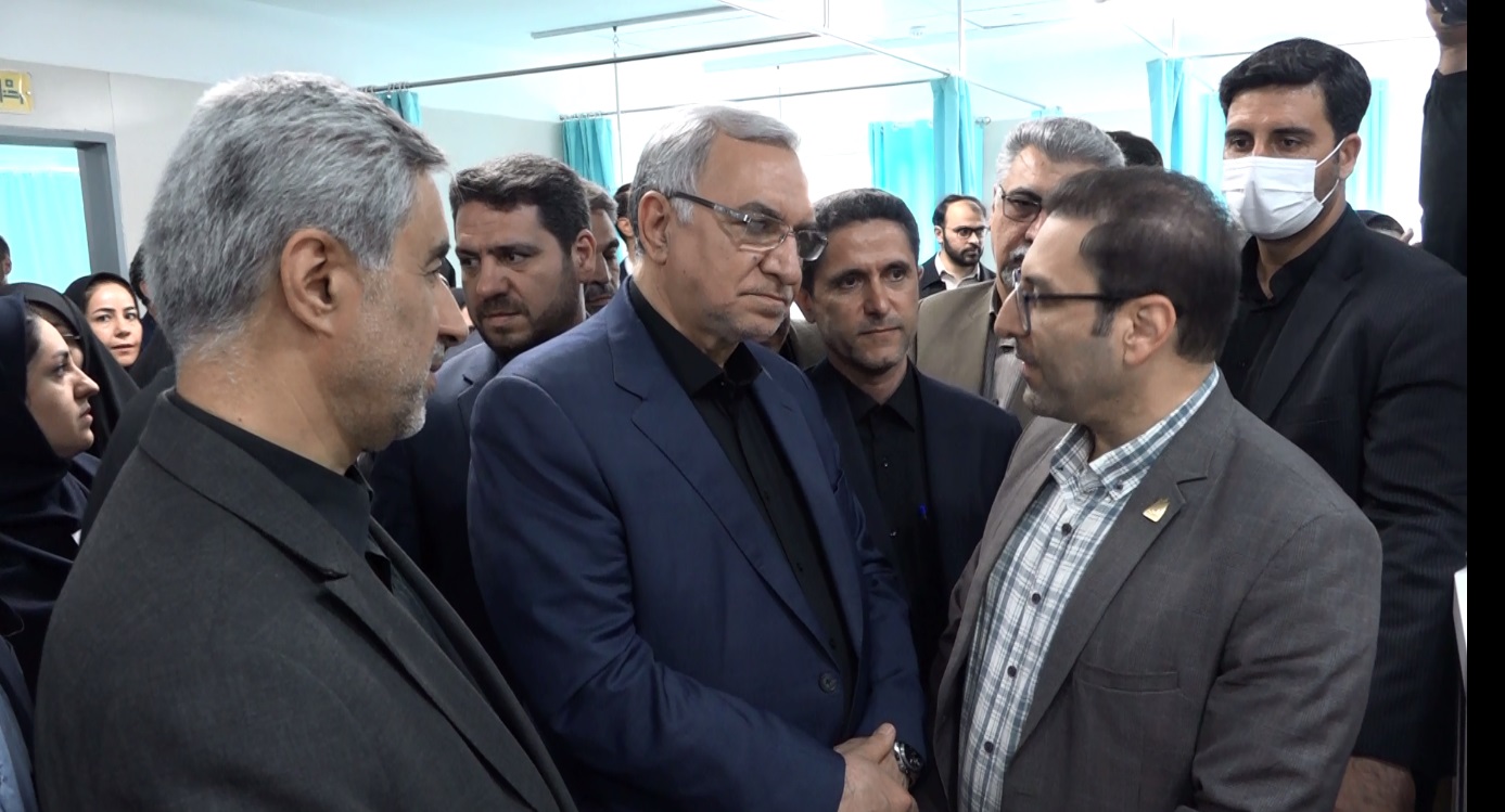 افتتاح بیمارستان کودکان با حضور وزیر بهداشت در همدان