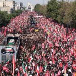 دریای خروشانِ عزاداران؛ حماسه وفاداری در آخرین بدرقه قائد شهید امت